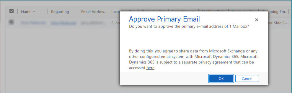 Approve Primary Email