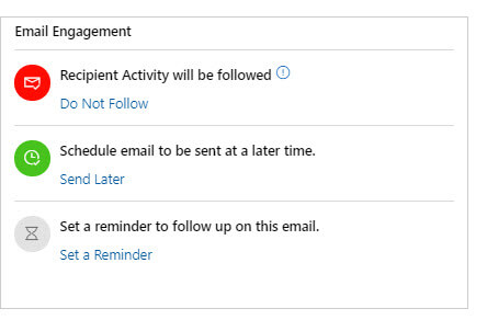 Email Engagement Settings