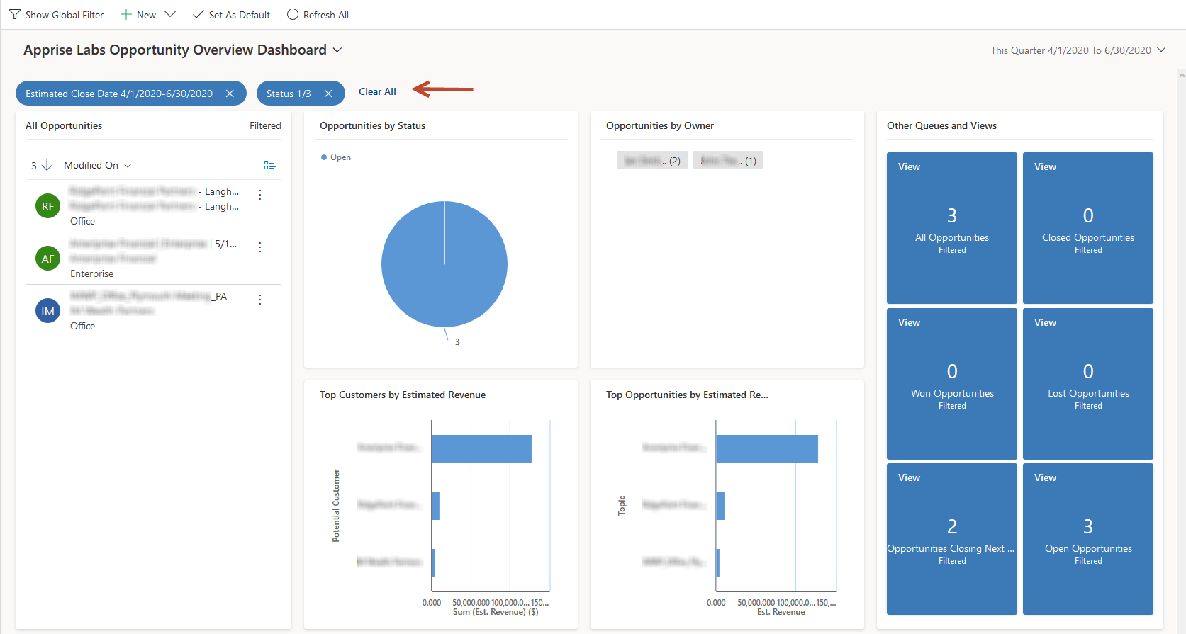 Selected Filters2